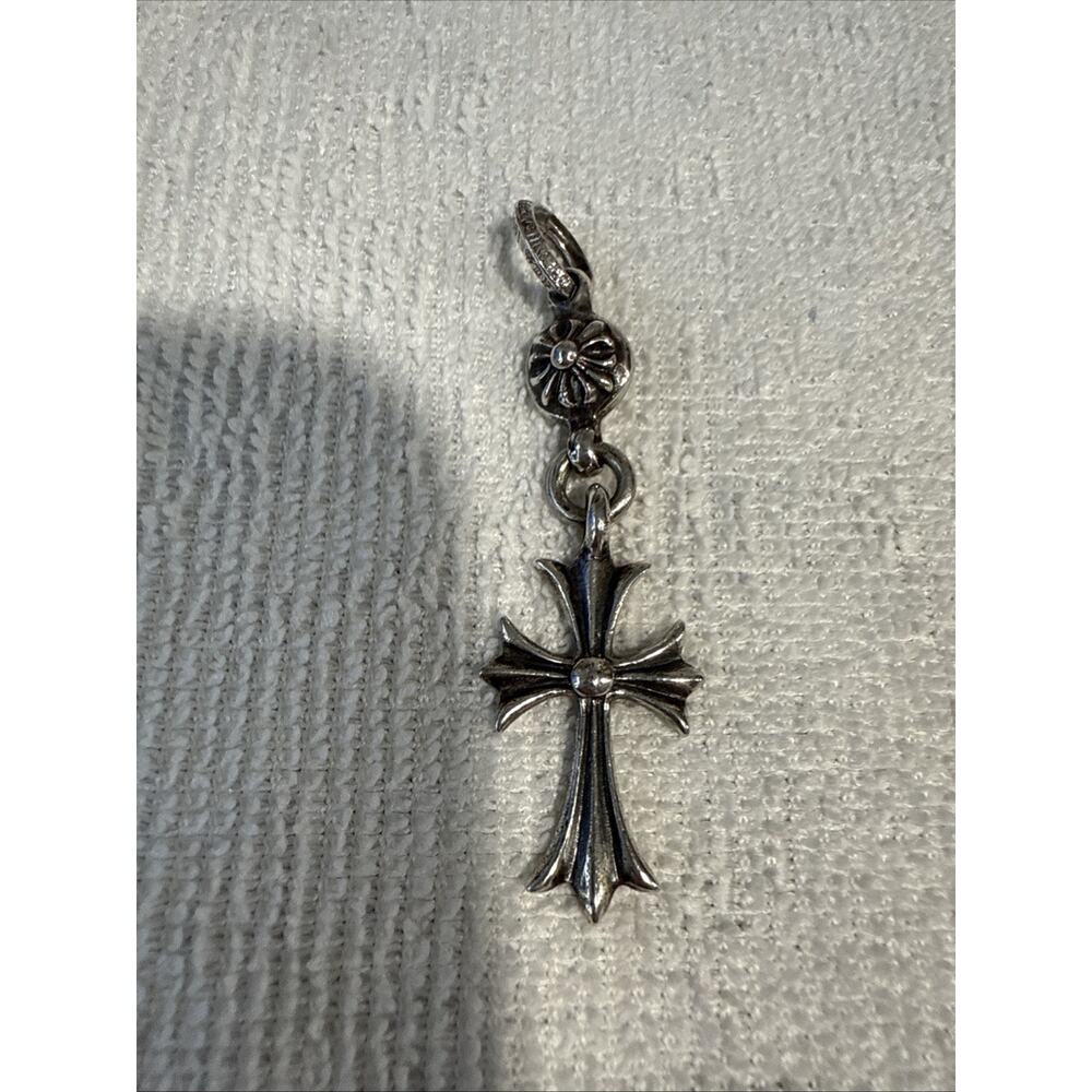 100% Authentic Chrome Hearts One Ball CH Cross Charm